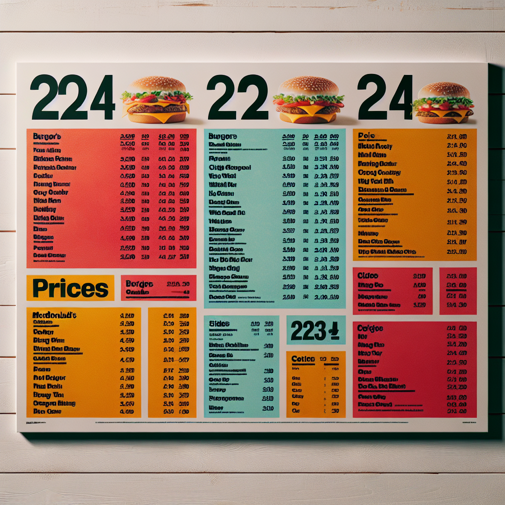 McDonald’s Menu Prices in USA (2024)